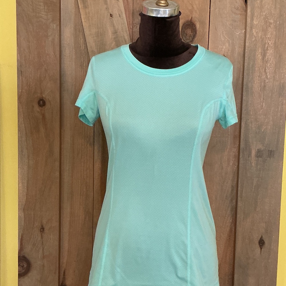 Express Aqua Short Sleeve Active Tee